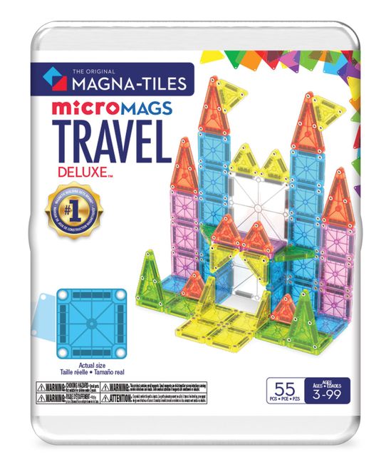 Hovedbilde MAGNA-TILES microMAGS Deluxe Reisesett – 55 ...