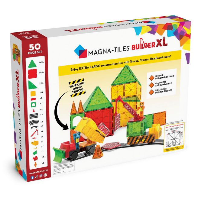 Hovedbilde MAGNA-TILES Builder XL - 50 deler